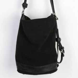 🔥 Urban Outfitters Suede Black Convertible Purse
