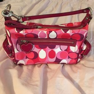 RARE AUTHENTIC VDAY COACH BAG