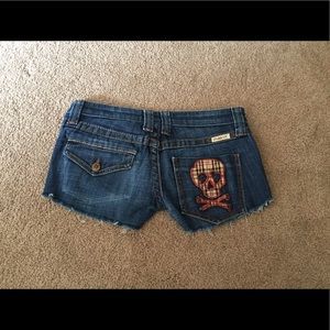 Frankie b denim shorts