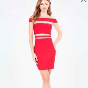 45% off  New Red Bebe dress