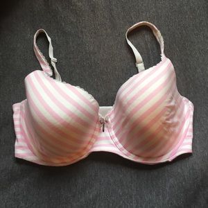 Victoria's Secret pastel candy stripe 34DDD bra