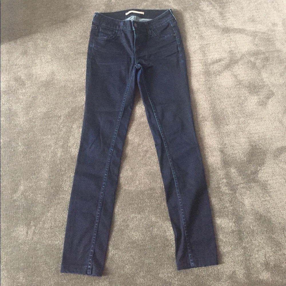 Vince dark wash skinny jeans