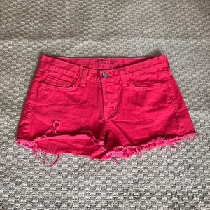J BRAND DENIM JEANS IN RED SIZE 25