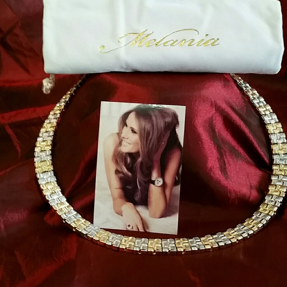 Melania Trump Gold Two-tone Necklace
