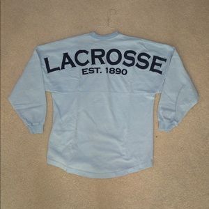 Spirit light blue LACROSSE spirit jersey