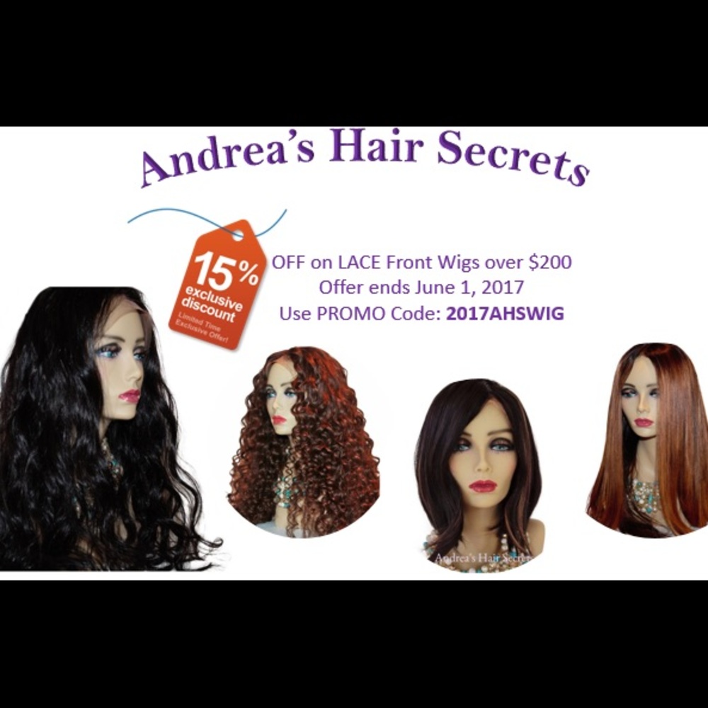 Enjoy 15% off on our Human Lace Front Wigs
