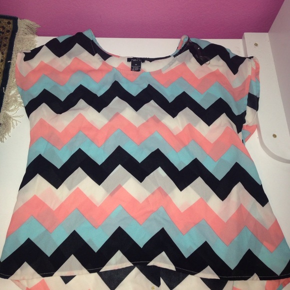 Chevron Print Shirt - Picture 3 of 3