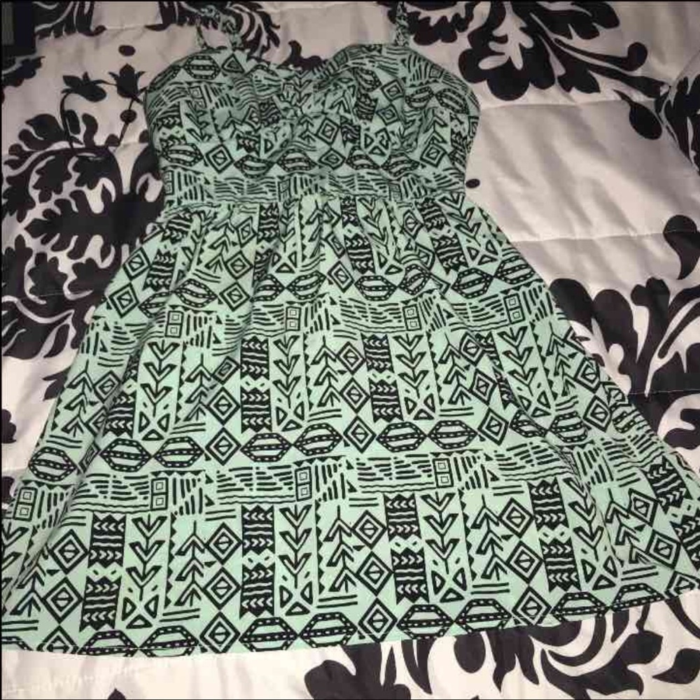 Tribal print dress