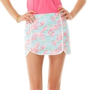 Lilly Pulitzer scollop hem skort