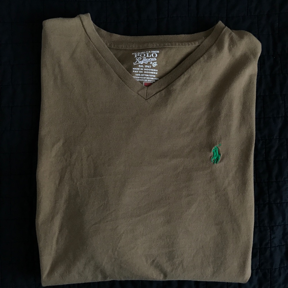 Brown Polo V-Neck