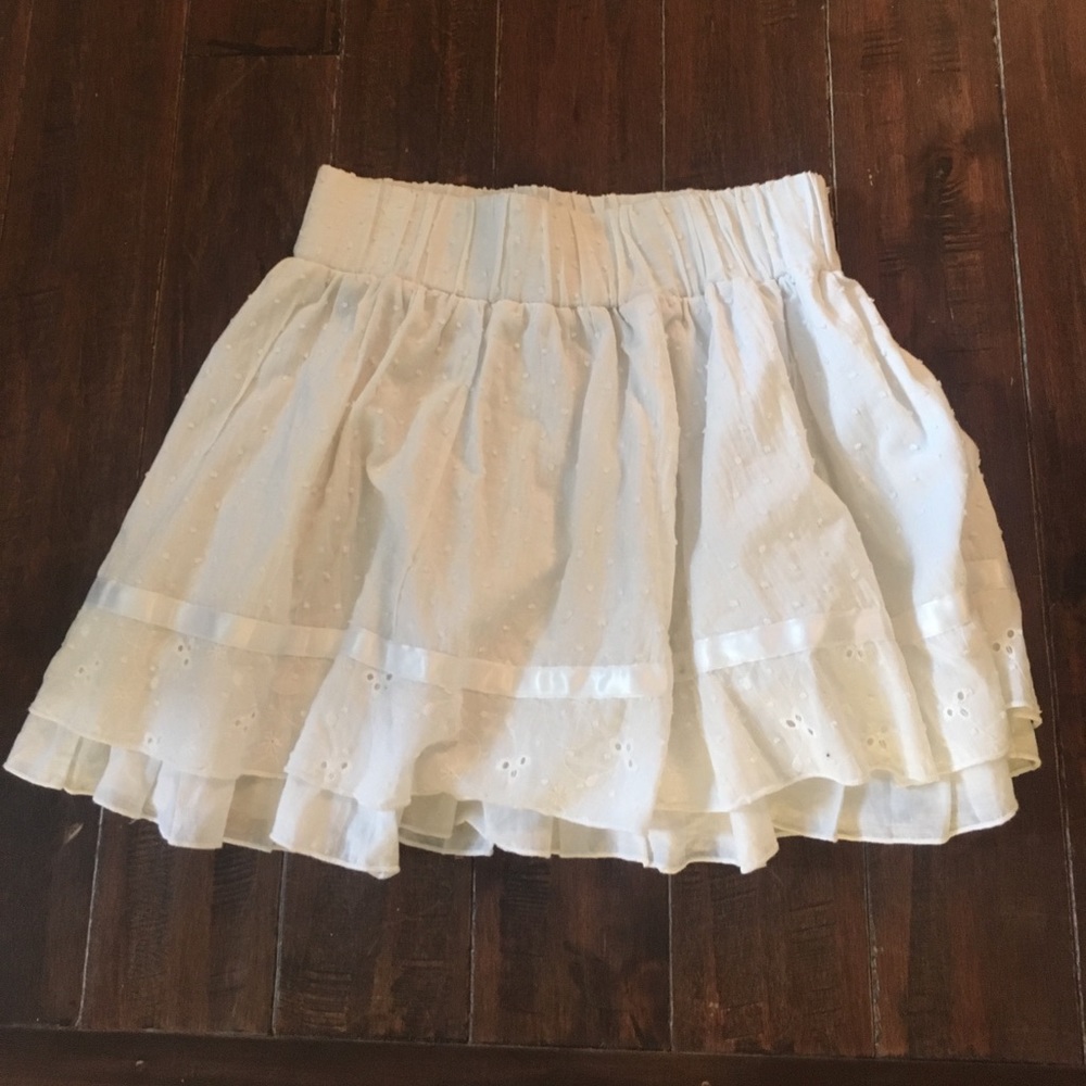 White skirt