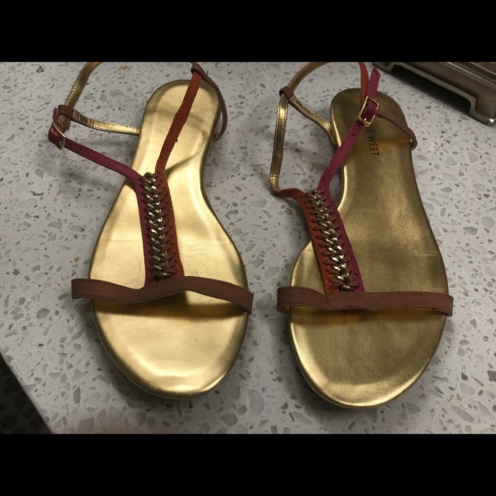Nine West Sandals size 8.  So cute!!!