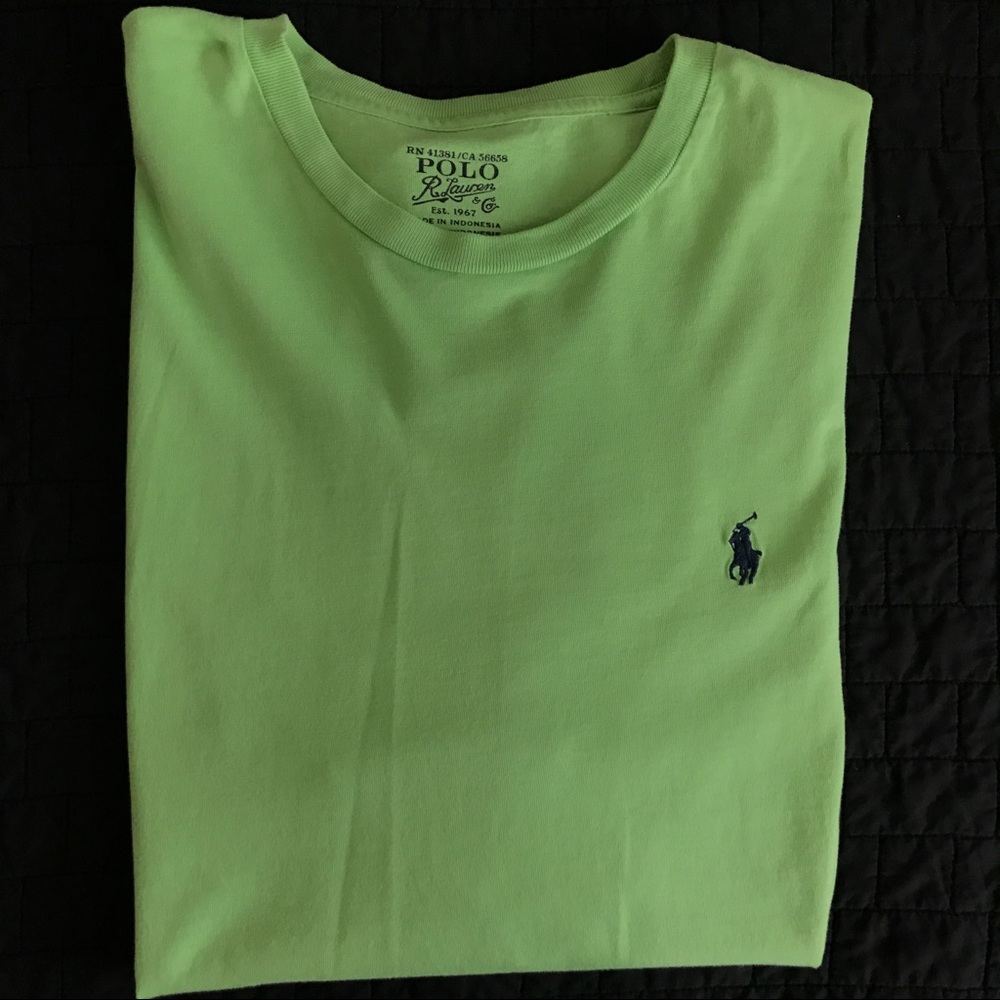 Bright Green Polo V-Neck