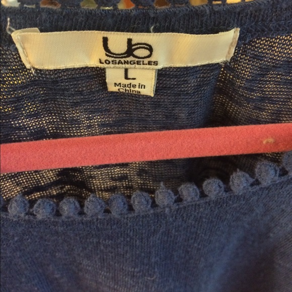 Navy blue crochet top - Picture 2 of 3