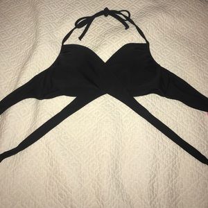 Victoria's Secret black push up bikini top