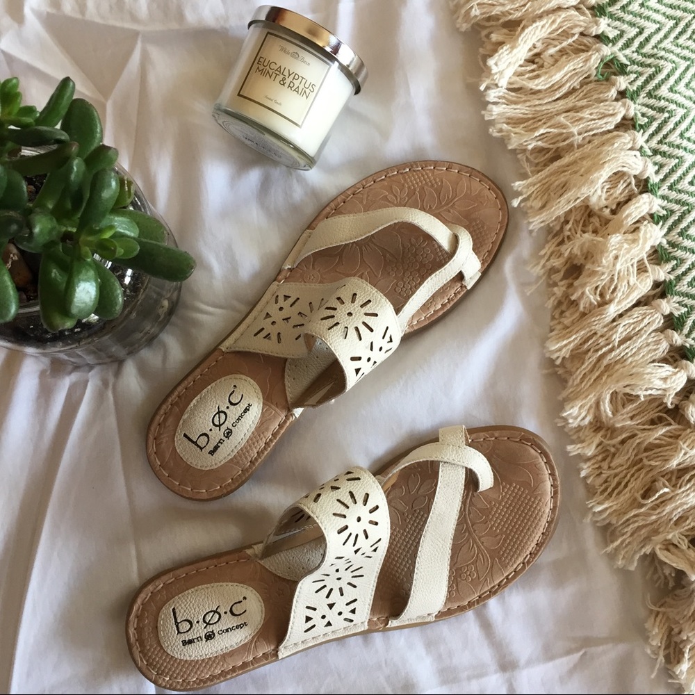 B.O.C White Sandals