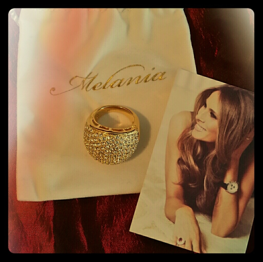 Melania Trump Gold Dome Ring