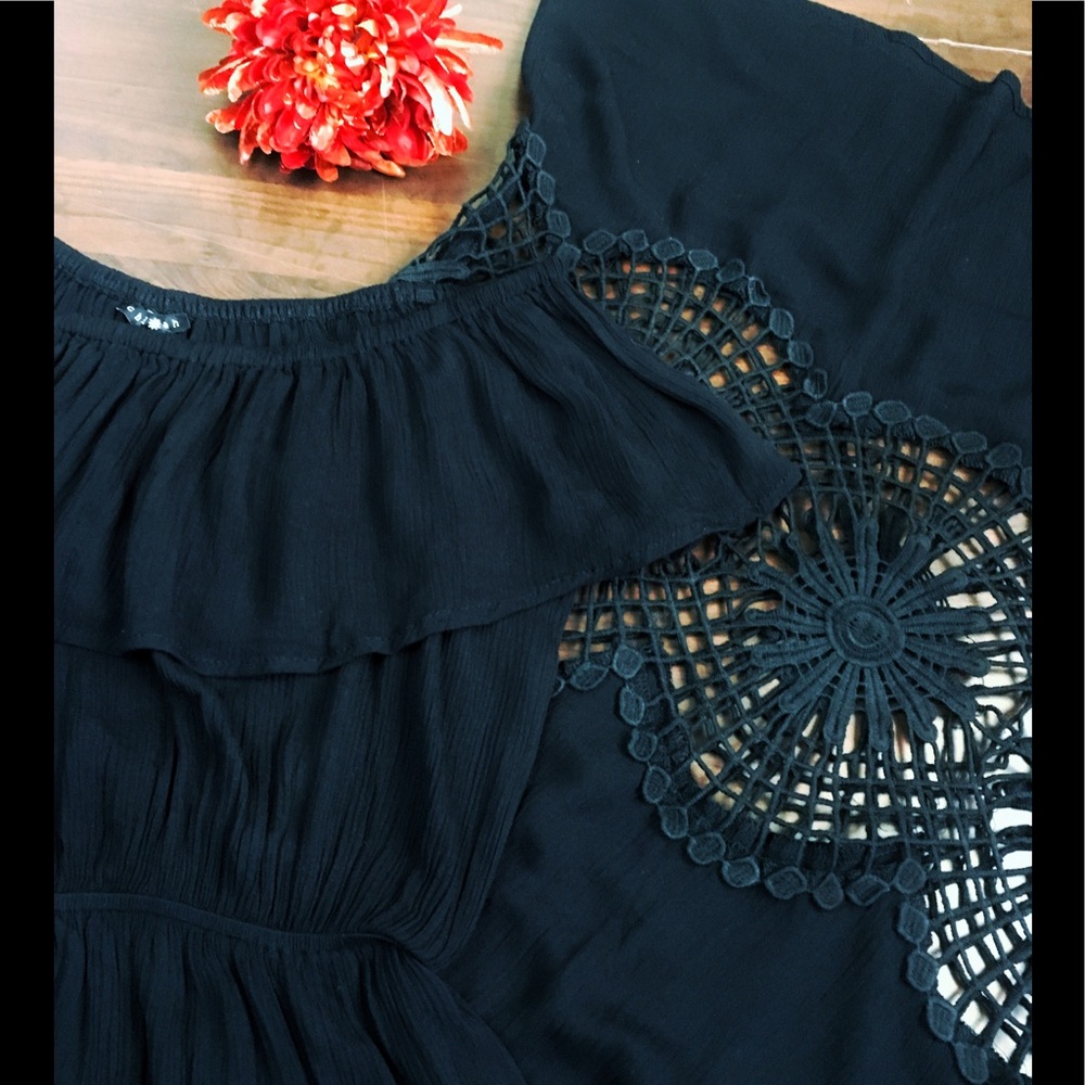 Off the shoulder maxi dress