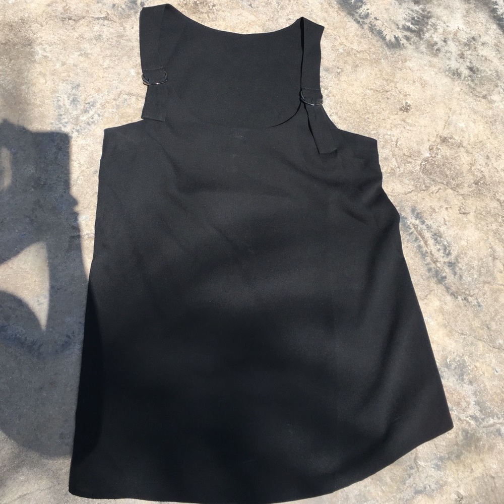 Asos buckle tank sleeveless top black