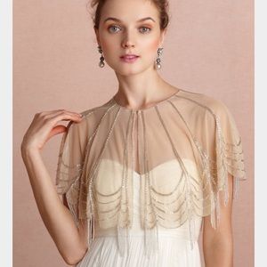 BHLDN Trickling Capelet size S