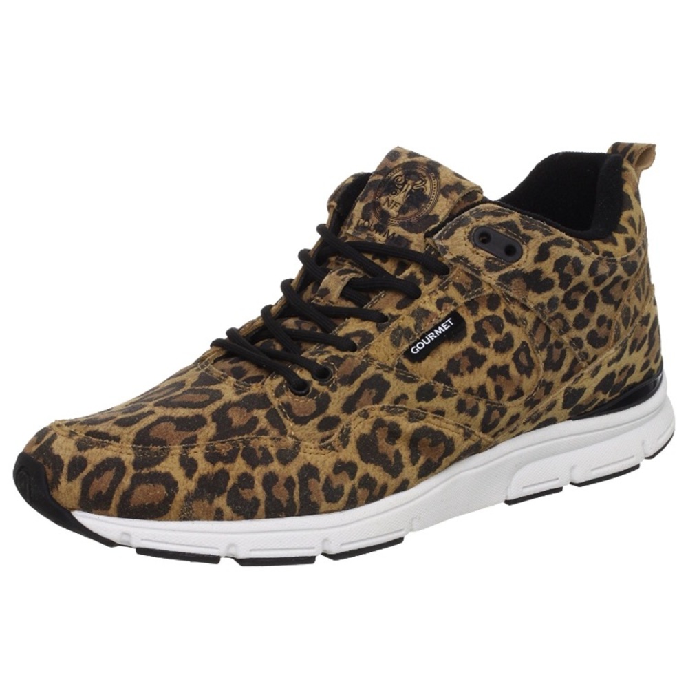Leopard print men's sneakers