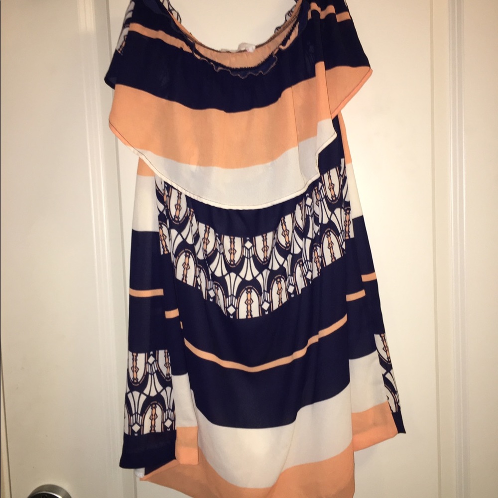 Strapless dress
