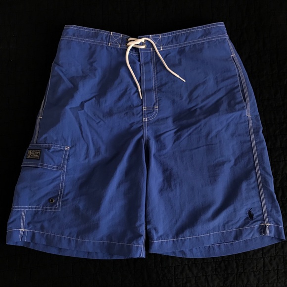 Blue Polo Swim Suit - Picture 1 of 4