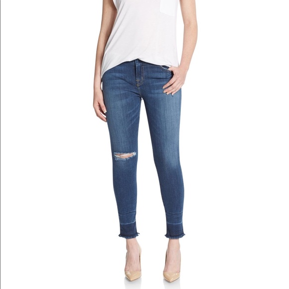 J brand 835 mid-rise cropped skinny jeans - Picture 1 of 8