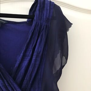 Banana republic purple top