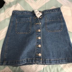 Cute brandy Melville jean skirt