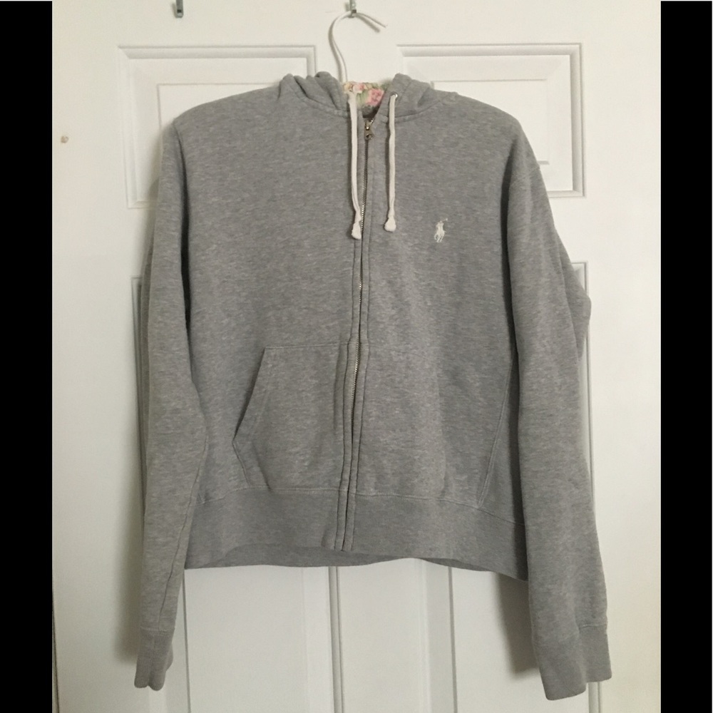 Ralph Lauren Gray Zip-Up