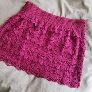 Crochet Mini Skirt