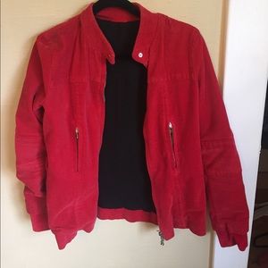 Red Corduroy Jacket
