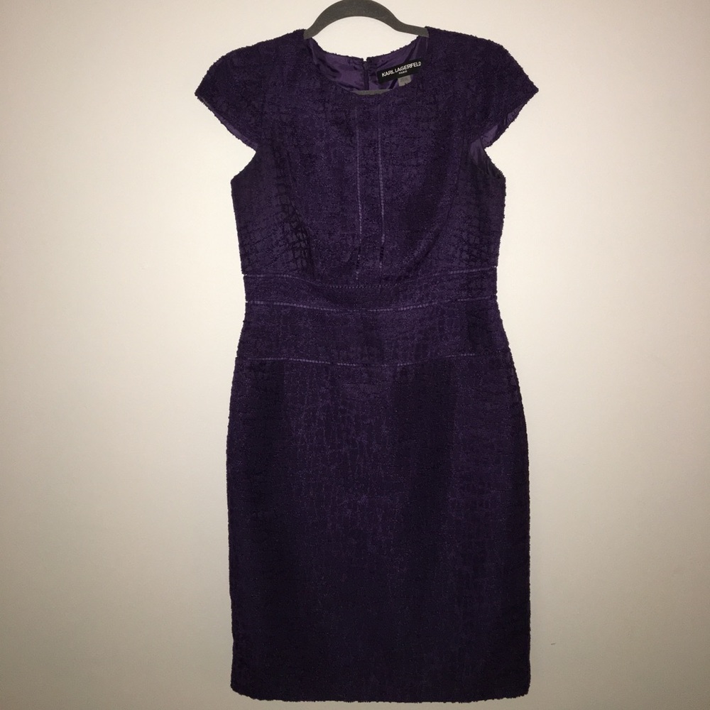 Elegant Purple Evening Dress