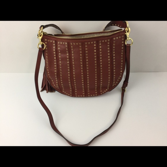 Michael Kors Brooklyn Grommet Convertible Hobo Bag - Picture 1 of 5