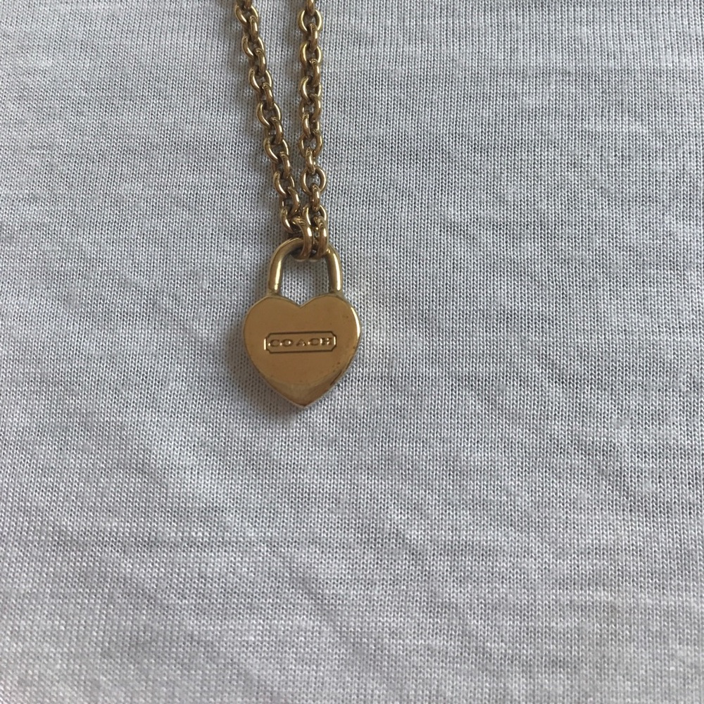 Coach heart necklace - Picture 3 of 4