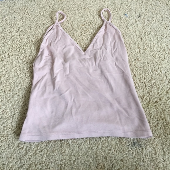 Brandy Melville blush pink Joanne tank top - Picture 2 of 2