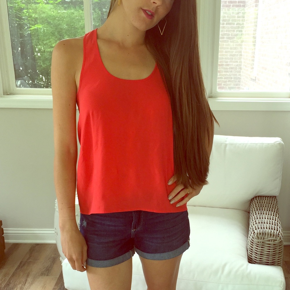 Coral summer tank