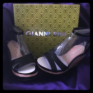 Black Gianni Bini Wedges