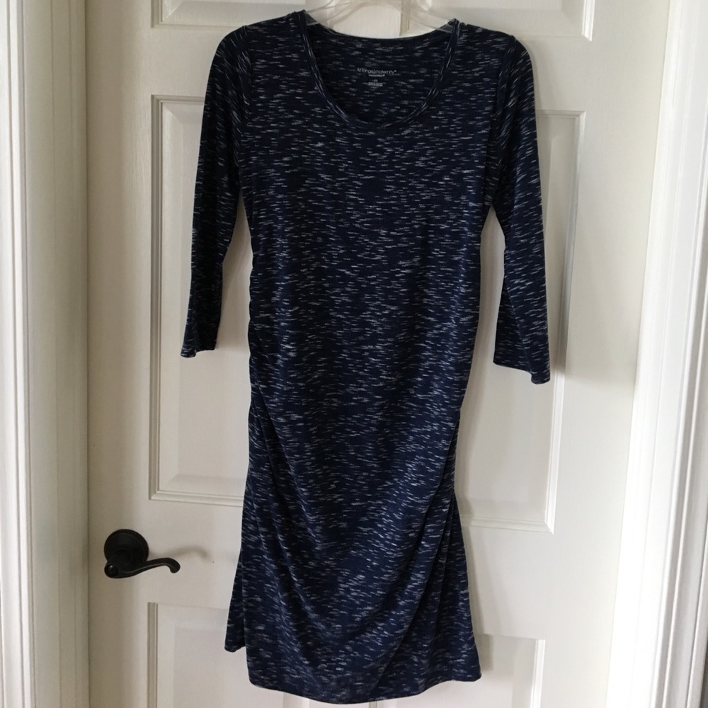 Liz Lange blue maternity dress XS