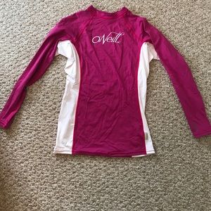 O'Neill women's long sleeve rash guard, SPF 50