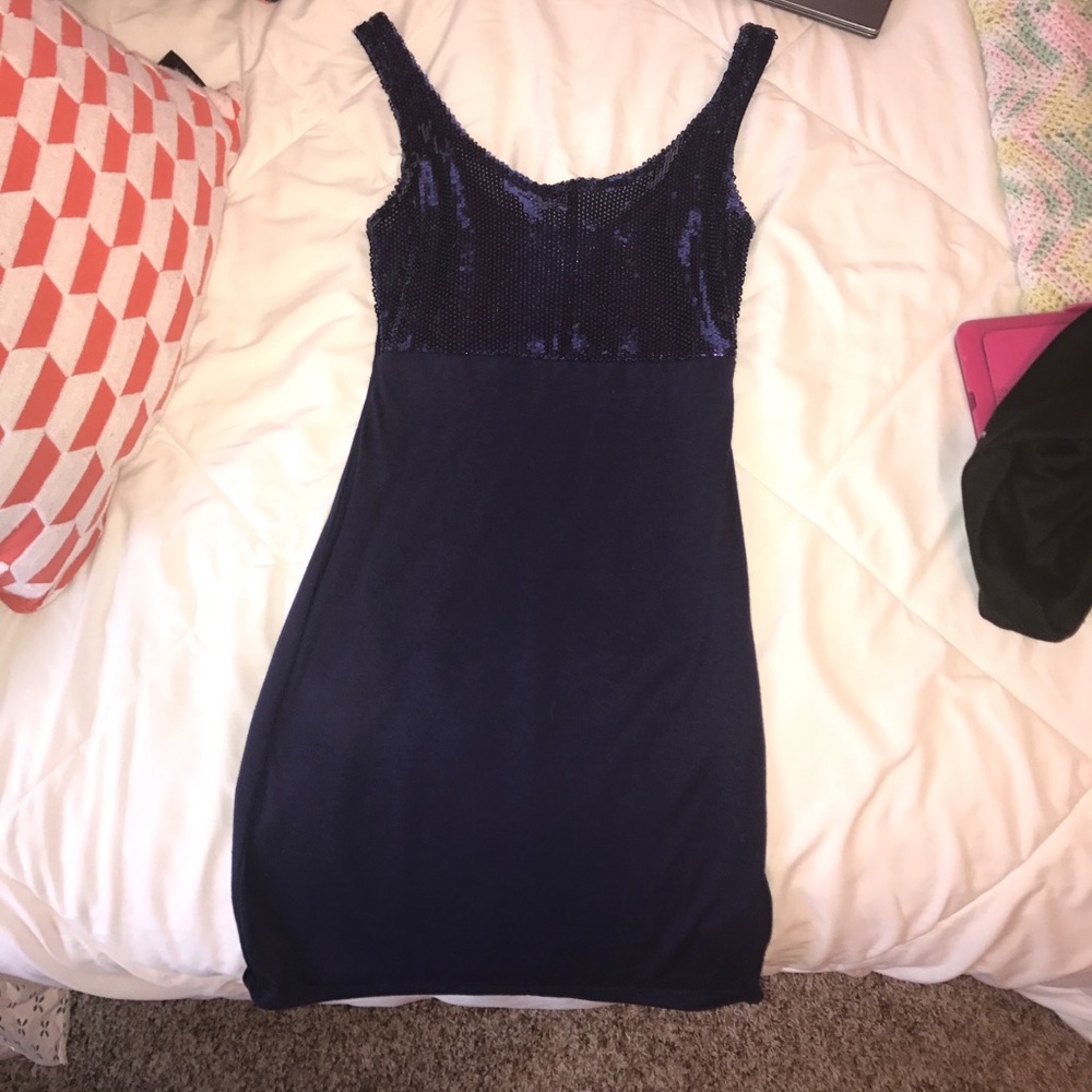 Purple sequin top dress!