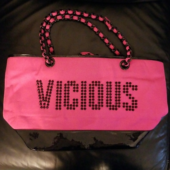 Betsey Johnson Sweet/Vicious large tote - Picture 2 of 8