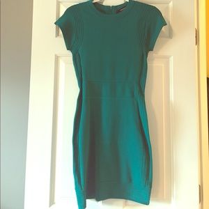 French Connection Turquoise knit dress