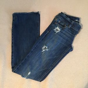 American Eagle ripped jeans