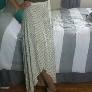 Zara wrap maxi skirt