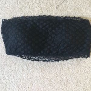 NEVER WORN Strapless Lace Bandeau/Bralette
