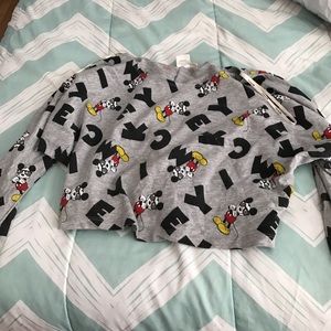 Very cute cropped Mickey shirt from forever 21