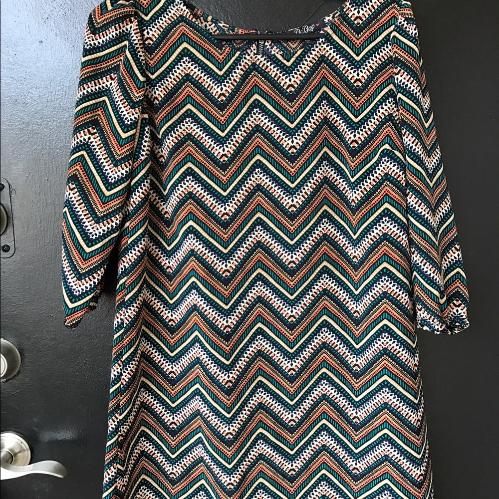 Printed Shift Dress