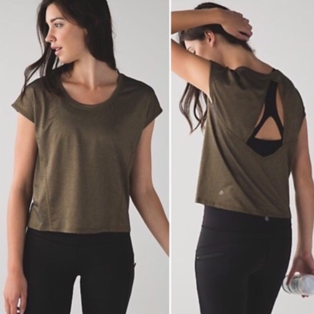 Lululemon sweaty or not tee